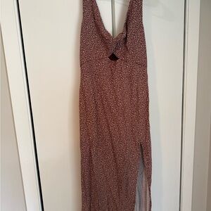 Abercrombie & Fitch Red Backless Dress